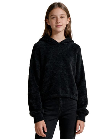 FOREVER 21 Girls Plush Fuzzy Hoodie