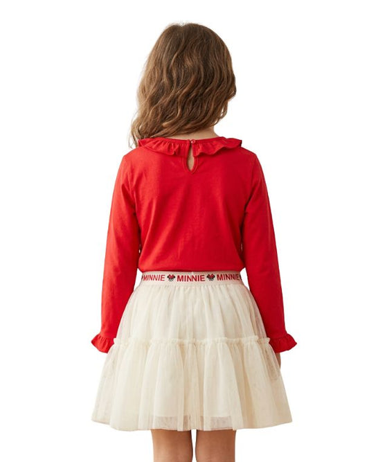 DISNEY Girls Cute Minnie Mouse Graphic T-Shirt