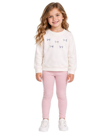 EPIC THREADS Girls Pastel Bow Graphic T-Shirt