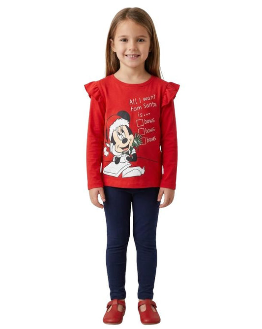 DISNEY Girls Minnie Mouse T-Shirt