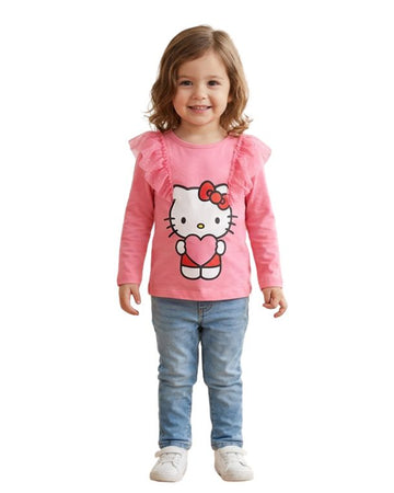 HELLO KITTY Baby Girl Hello Kitty Character Graphic T-Shirt