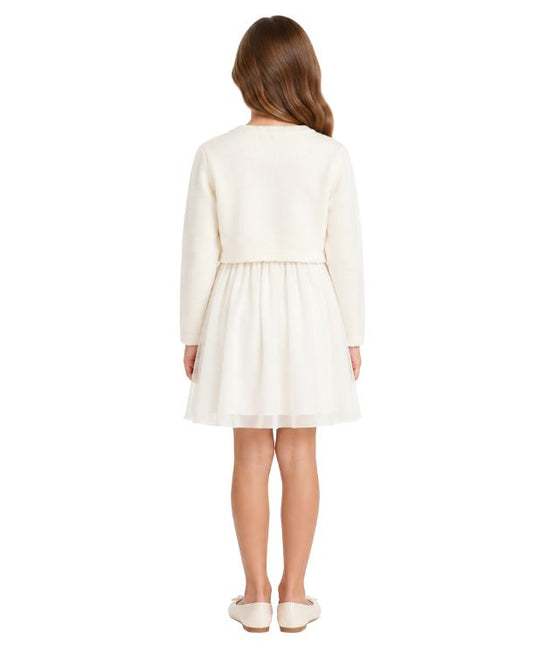 RARE EDITIONS Girls Curved Open Light Jacket
