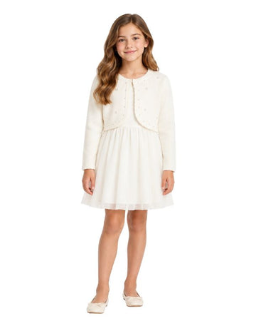 RARE EDITIONS Girls Curved Open Light Jacket