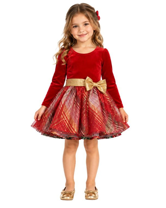 BONNIE JEAN Girls Festive Style Dress