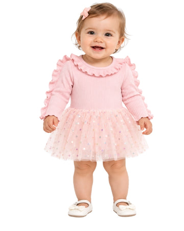 MINICLASIX Baby Girls Stylish Dress