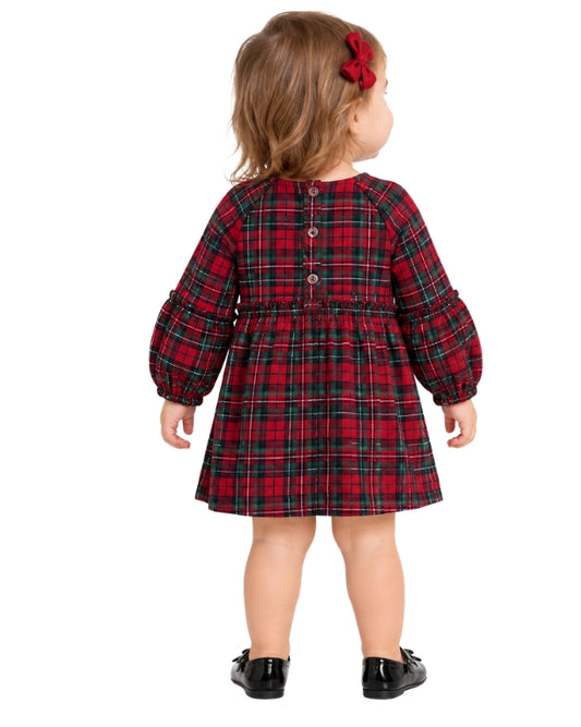 CHELSEA & VIOLET Baby Girl Tartan Plaid Pattern Dress