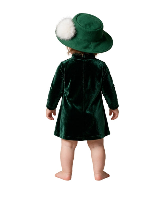 Baby Girls Plain Smooth Dress