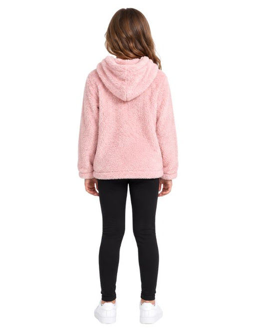 Girls Fleece Warm Hoodie