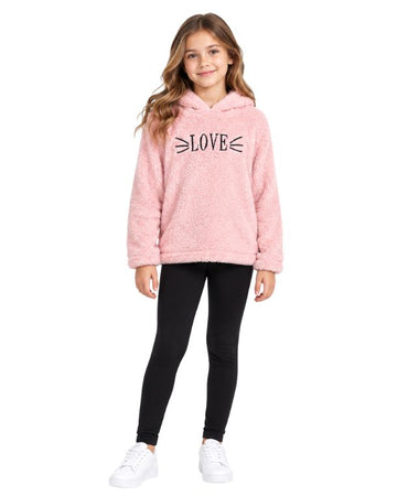 Girls Fleece Warm Hoodie