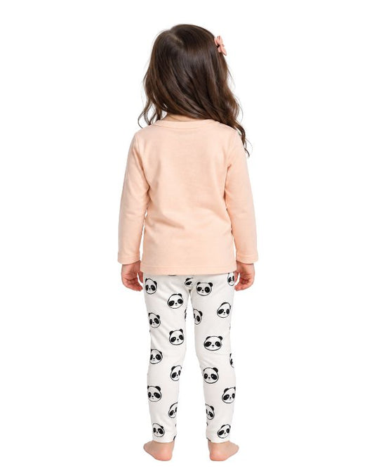 Baby Girls Panda Pyjama Set