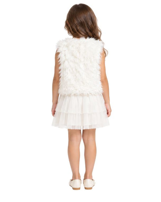KNIT WORKS Girl Fur  Vest