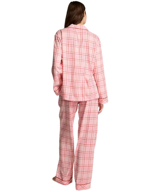 VICTORIA'S SECRET Women Flannel Long Pyjamas Set