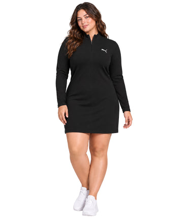 PUMA Women Ribbed Regular Fit Dress