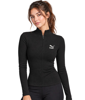 PUMA Women Soft Ribbed Sport T-Shirt