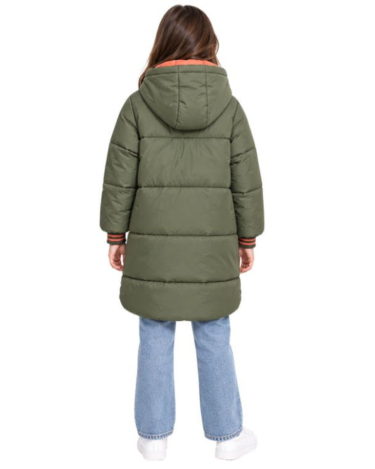 FOREVER 21 Girls Quilted Puff Coat