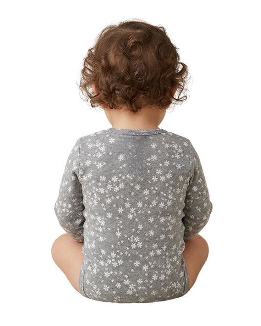 OLD NAVY Girls Snow Flakes Graphic Overall