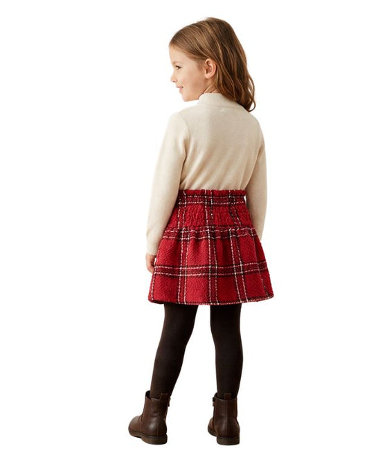 GB GIRLS Girl  Plaid Mini Skirt