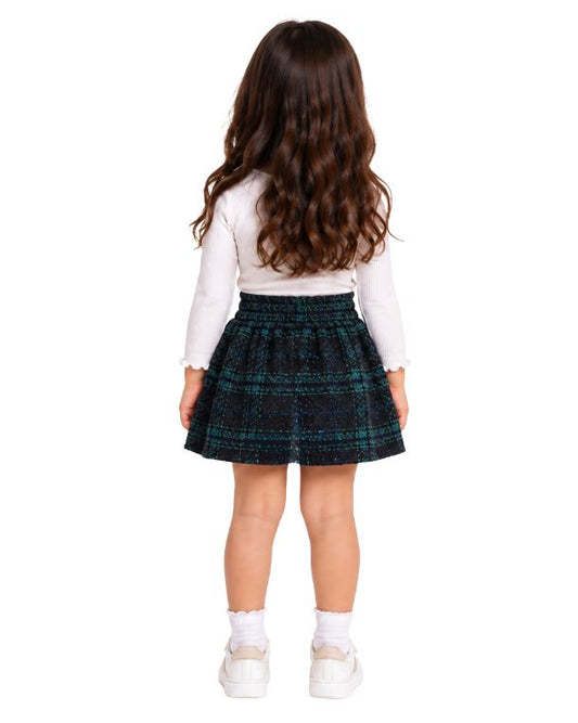GB GIRLS Girls Textured Mini Skirt