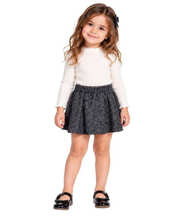 Girls Stylish Cozy Mini Skirt