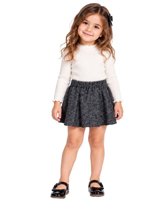 Girls Stylish Cozy Mini Skirt