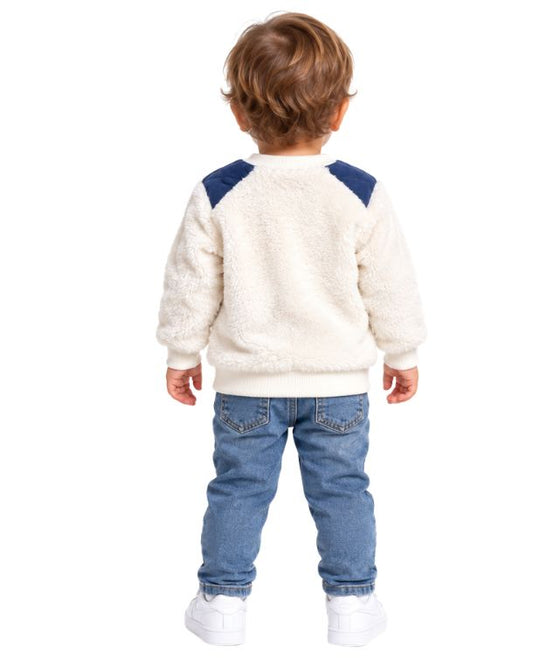 CK CALVIN KLEIN Baby Boys Sherpa Sweatshirt