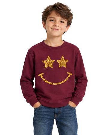 GILDAN Boys Star Shaped Eyes Sweater