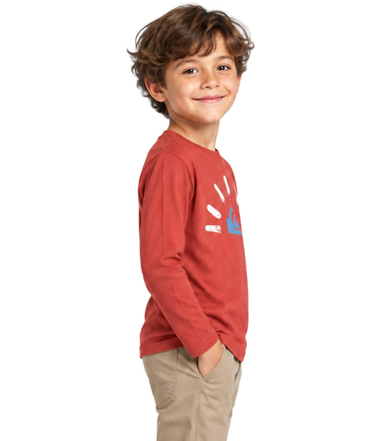 QUIKSILVER Kids Boys Casual Long Sleeve T-Shirt