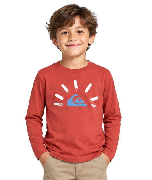 QUIKSILVER Kids Boys Casual Long Sleeve T-Shirt