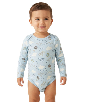 OKIE DOKIE Baby Boys Graphic Airplanes Overall