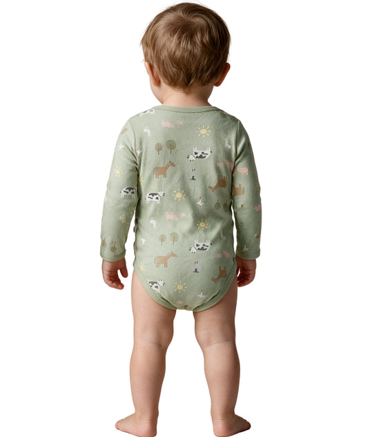 OKIE DOKIE Baby Boys Animal Print Jumpsuit