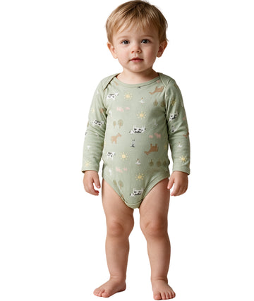 OKIE DOKIE Baby Boys Animal Print Jumpsuit