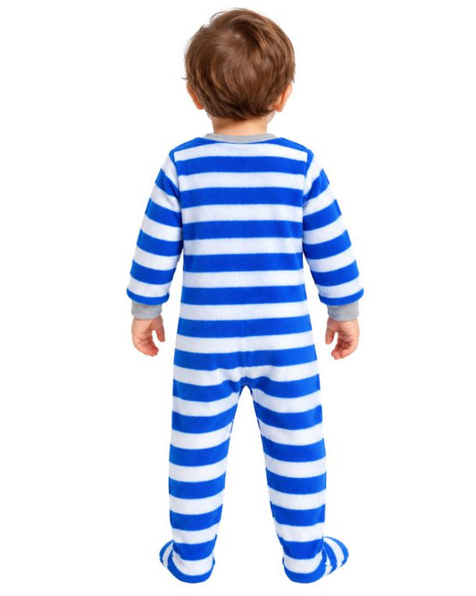 KOALA Baby Boys Cute Penguin And Seal Front Appliqué Overall