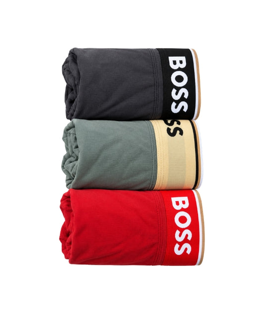 HUGO BOSS Men Flexible 3 Pcs Boxer