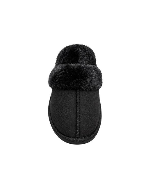 ARDENE Girls Fur Collar Slipper