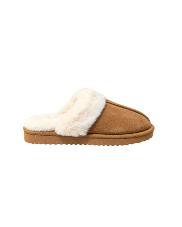 ARDENE Girls Fur Collar Casual Slipper