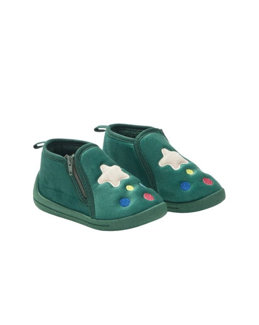 KIABI Boys Christmas Fun Bootie Pantufla