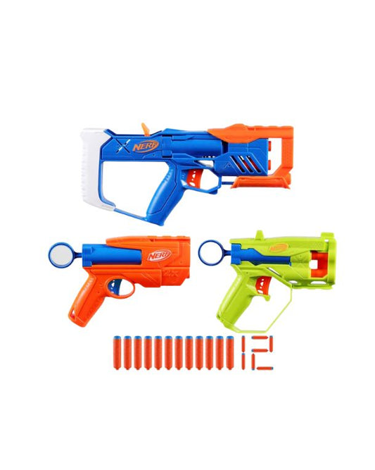 NERF N Series Triple Action Pack