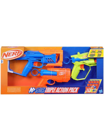 NERF N Series Triple Action Pack