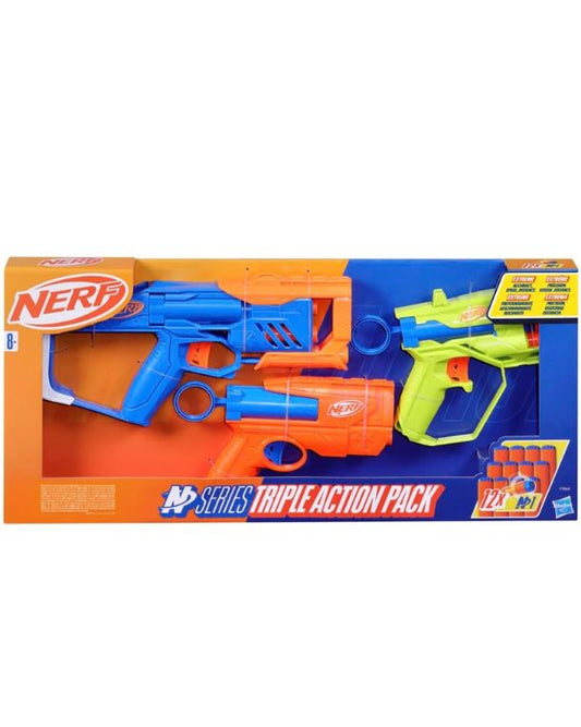 NERF N Series Triple Action Pack