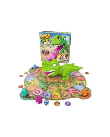 SPIN GAMES Snack-O-Saurus Rex Interactive Dinosaur Board Game