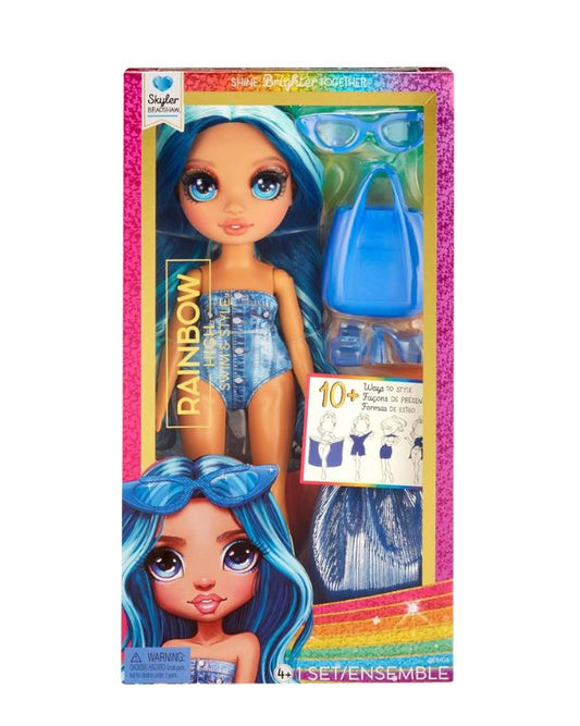 RAINBOW HIGH Swim & Style Skyler Bradshaw Doll