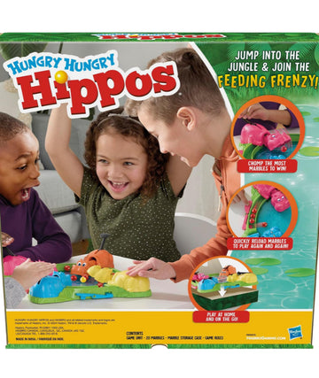 HUNGRY HUNGRY HIPPOS Kids Marble Chomping Madness Toy
