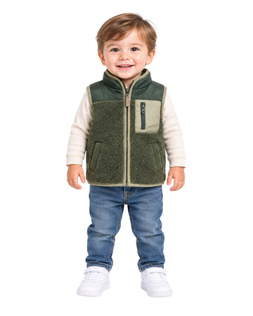 NAME IT Baby Boys Sherpa Vest
