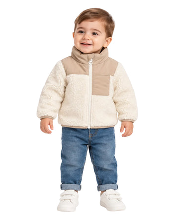 NAME IT Baby Boys Sherpa Jacket