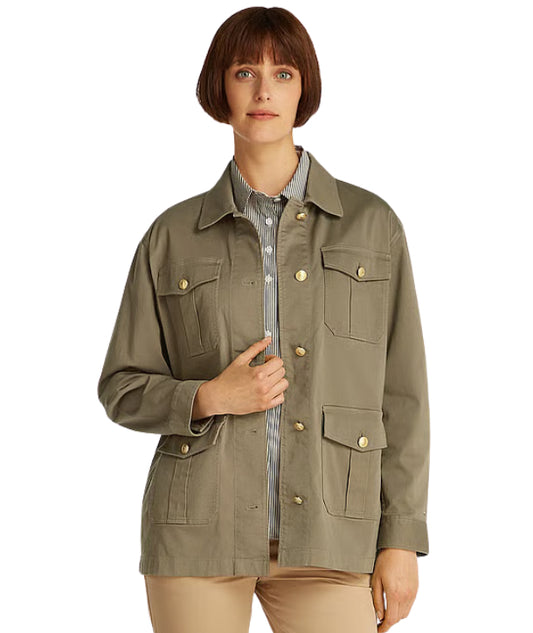 TOMMY HILFIGER Women Gold Buttons Closure Jacket