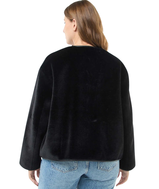 KIABI Women Faux Fur Jacket