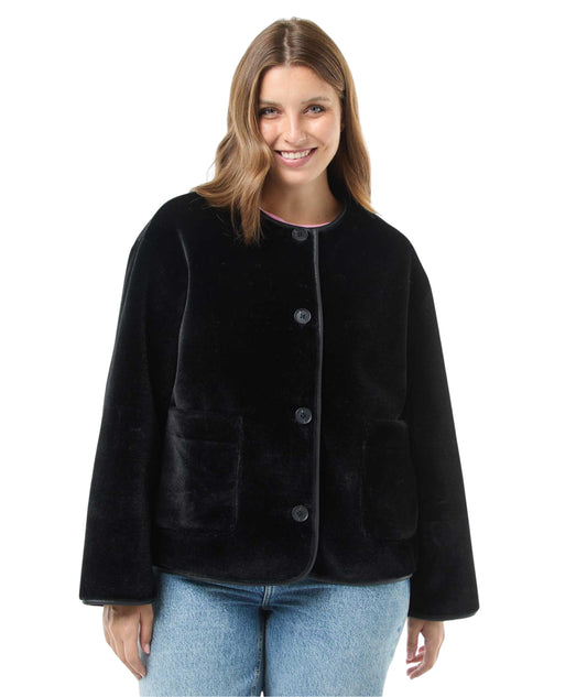 KIABI Women Faux Fur Jacket