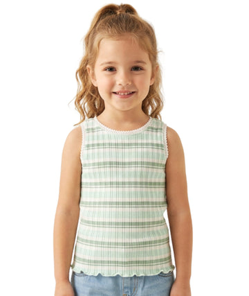 KIABI Kids Girls Ribbed & Stripped T-Shirt