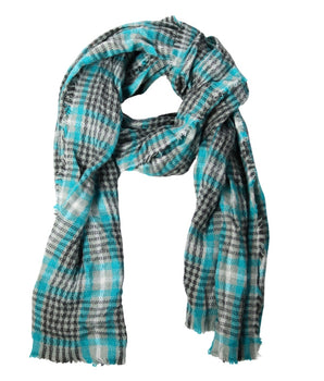 Women Stripe Oblong Scarf