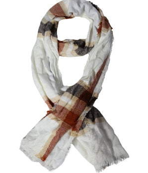 Women Stripe Oblong Scarf